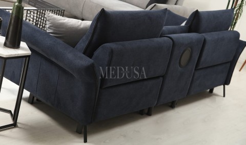Medusa Home Mobilya - Mozart Evo Üçlü Koltuk Lacivert
