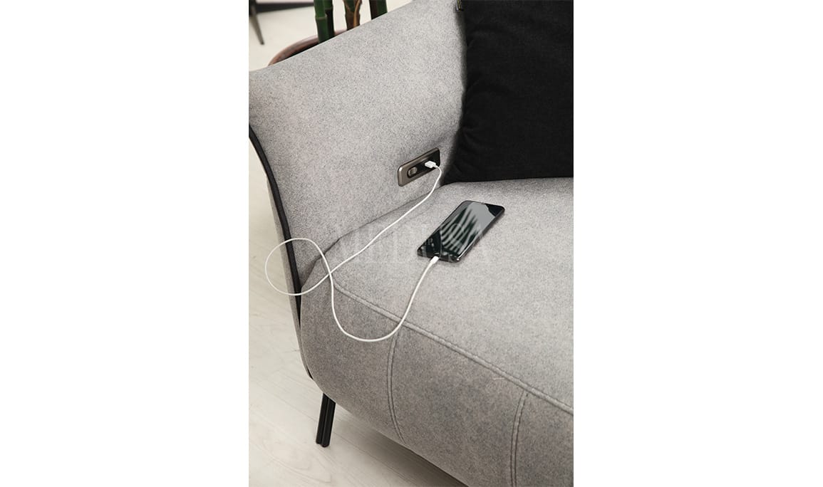 Medusa Home Mobilya - Mozart Yataklı Üçlü Koltuk Taş