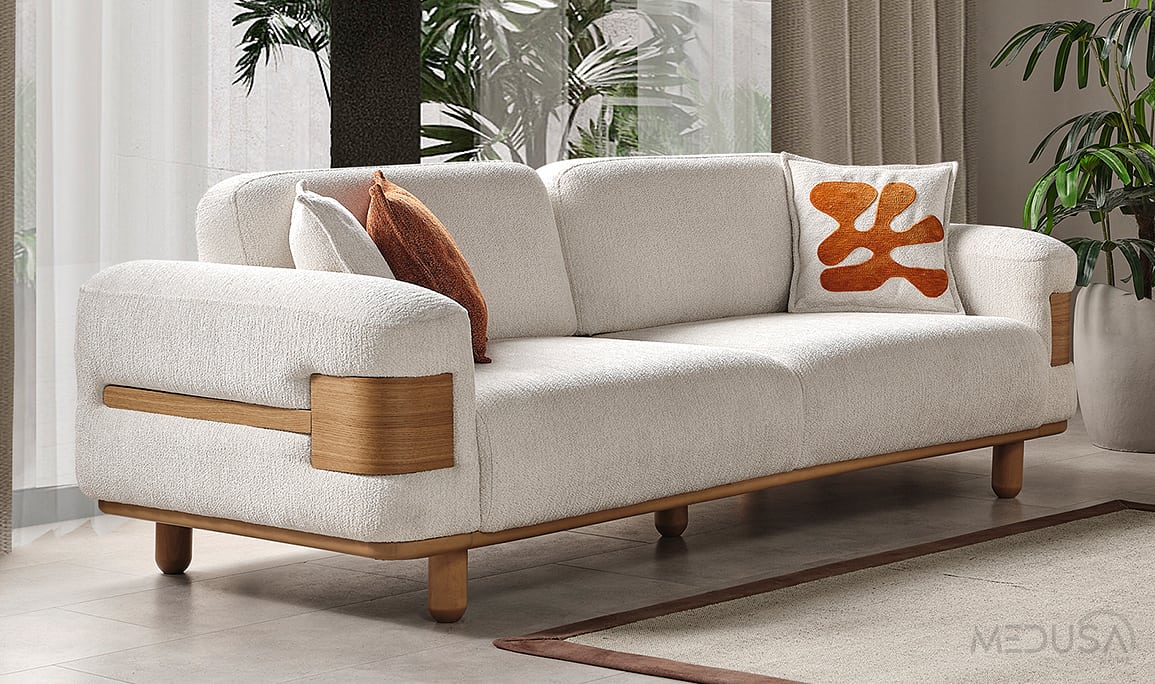 Medusa Home Mobilya - Muse Üçlü Koltuk