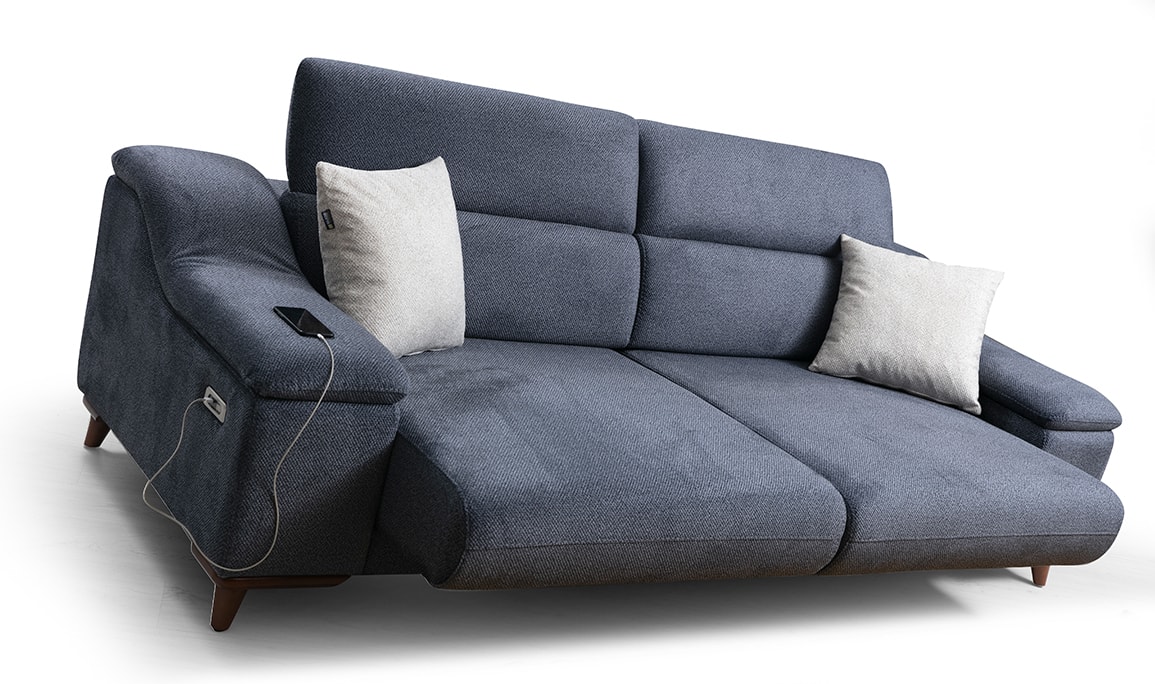 Medusa Home Mobilya - Mustang Üçlü Koltuk Motorlu