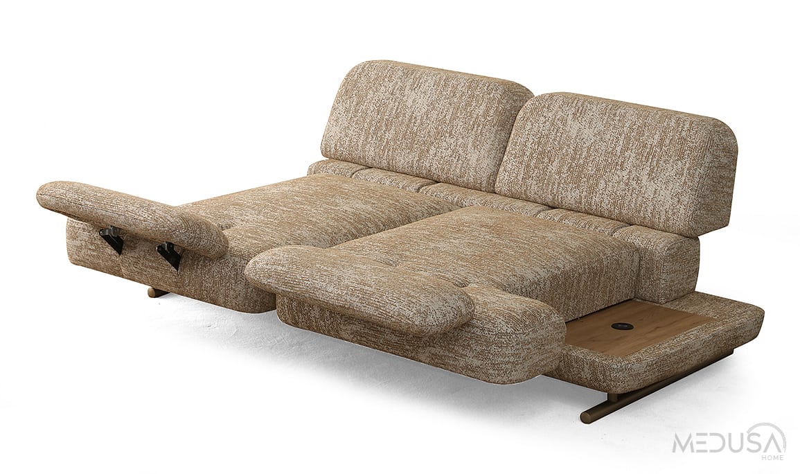 Medusa Home Mobilya - Nappa Üçlü Koltuk