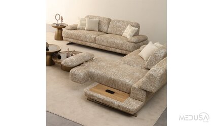 Medusa Home Mobilya - Nappa Üçlü Koltuk