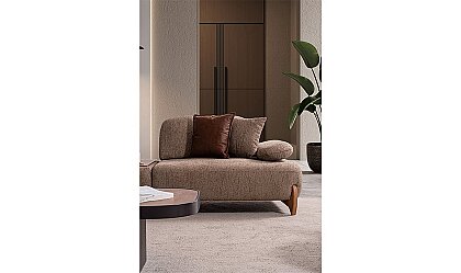 Medusa Home Mobilya - Natia Sehpalı Üçlü Koltuk