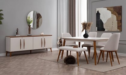 Medusa Home Mobilya - Naturel Yemek Odası - Modern Yemek Odaları Medusa Home Mobilya - Naturel Yemek Odası - Modern Yemek Odaları