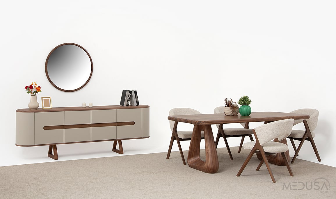 Medusa Home Mobilya - Naturo Yemek Odası