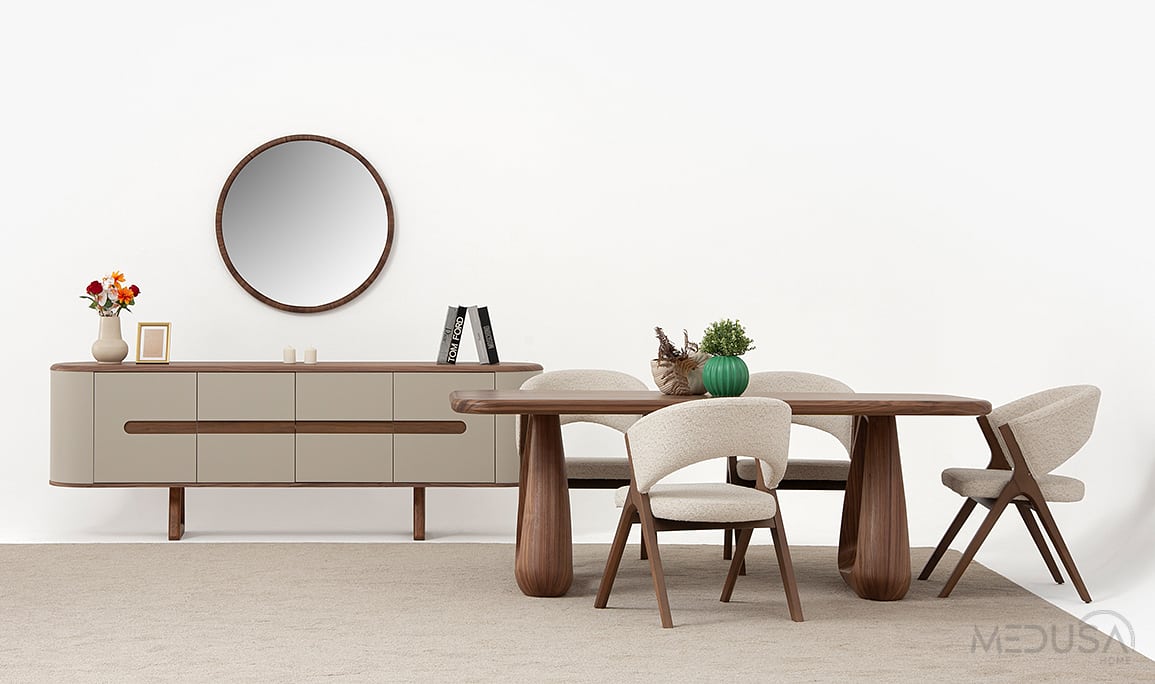 Medusa Home Mobilya - Naturo Yemek Odası