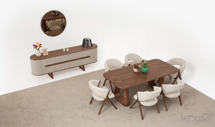 Medusa Home Mobilya - Naturo Yemek Odası