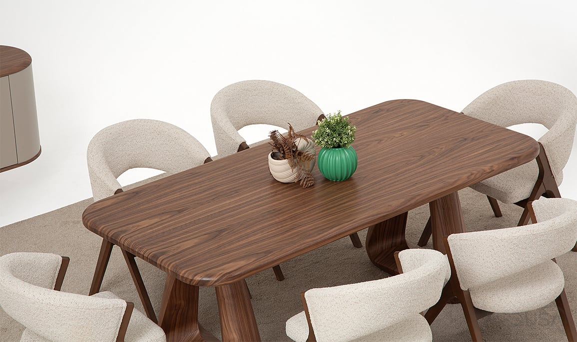 Medusa Home Mobilya - Naturo Yemek Odası