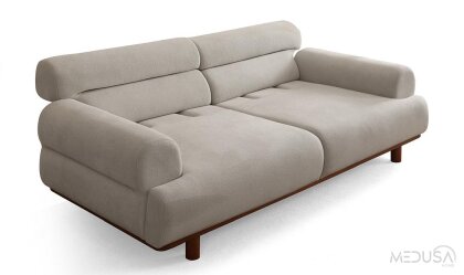 Medusa Home Mobilya - Neapolis Gri Üçlü Koltuk