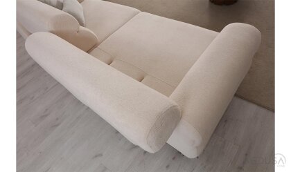 Medusa Home Mobilya - Neapolis Krem Üçlü Koltuk