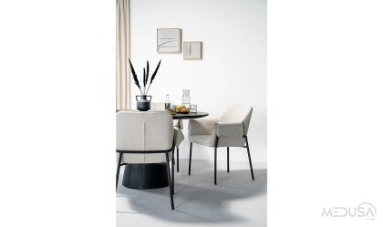 Medusa Home Mobilya - Nemesis Siyah Yemek Masası