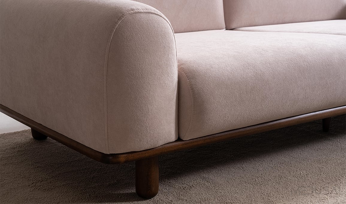 Medusa Home Mobilya - Neo Bej Üçlü Koltuk