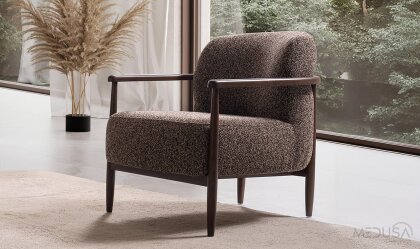 Medusa Home Mobilya - Neo Kahve Berjer