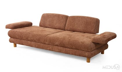 Medusa Home Mobilya - Nest Sandıklı Kiremit Üçlü Koltuk