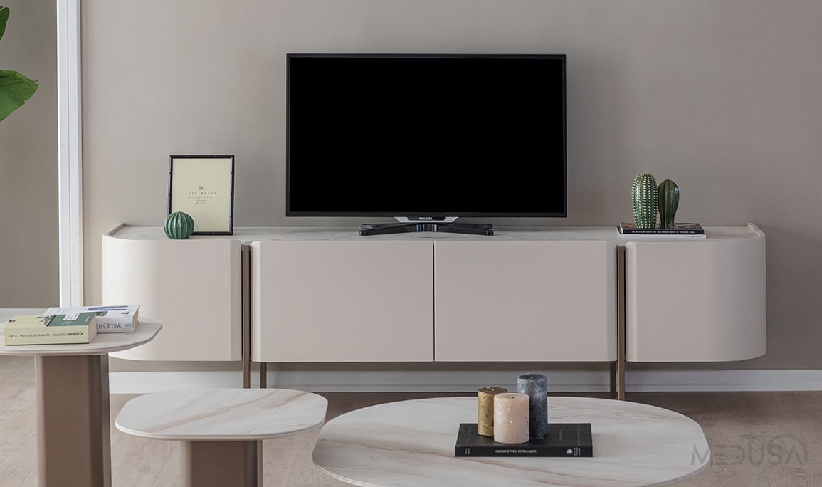 Medusa Home Mobilya - Nevis Seramik Tv Sehpası