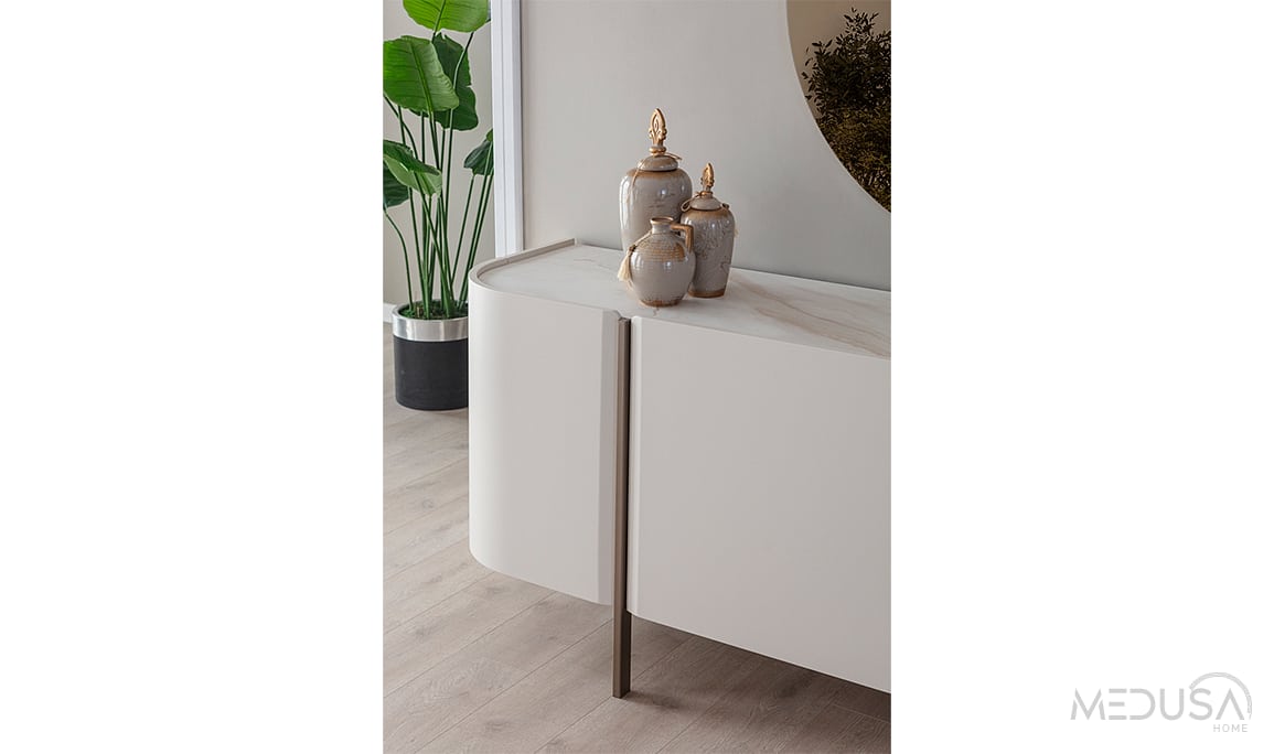 Medusa Home Mobilya - Nevis Seramik Yemek Odası