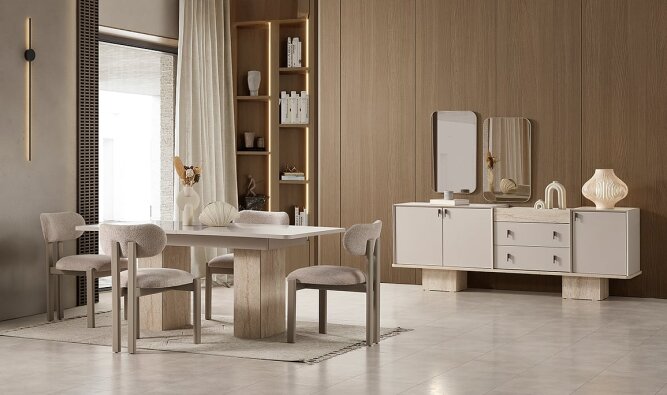 Medusa Home Mobilya - Nevya Yemek Odası - Modern Yemek Odaları