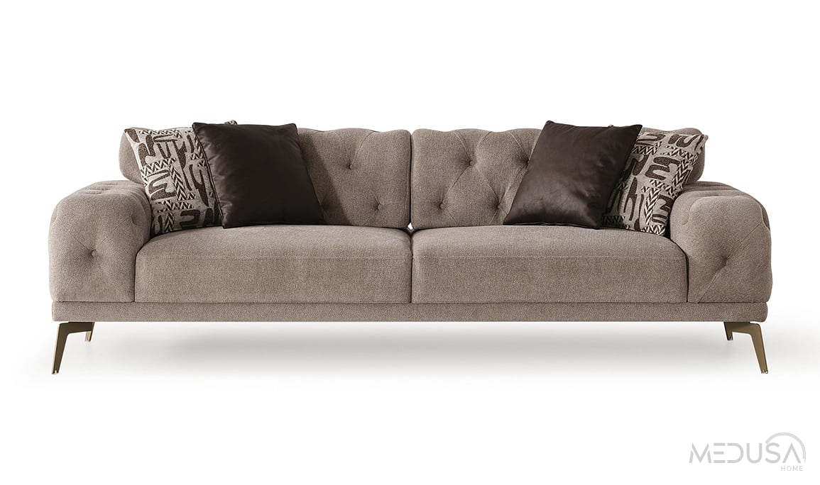 Medusa Home Mobilya - New Fuji Üçlü Koltuk