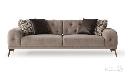 Medusa Home Mobilya - New Fuji Üçlü Koltuk