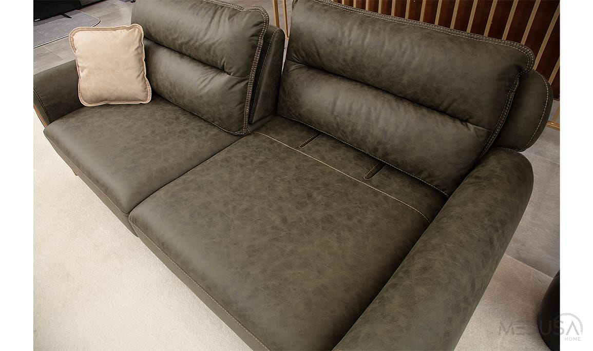 Medusa Home Mobilya - New Tilda Yeşil Üçlü Koltuk