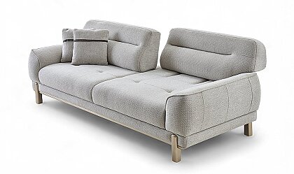 Medusa Home Mobilya - Nexo Gri Üçlü Koltuk