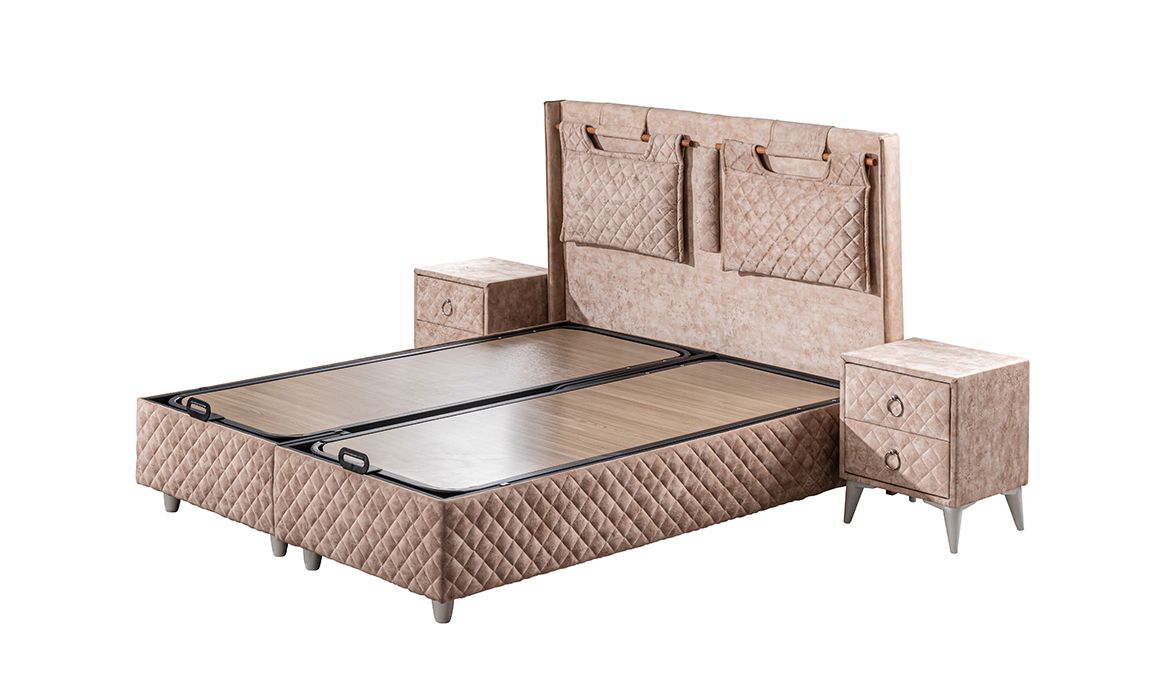 Medusa Home Mobilya - Nirvana Set Baza Başlık Yatak