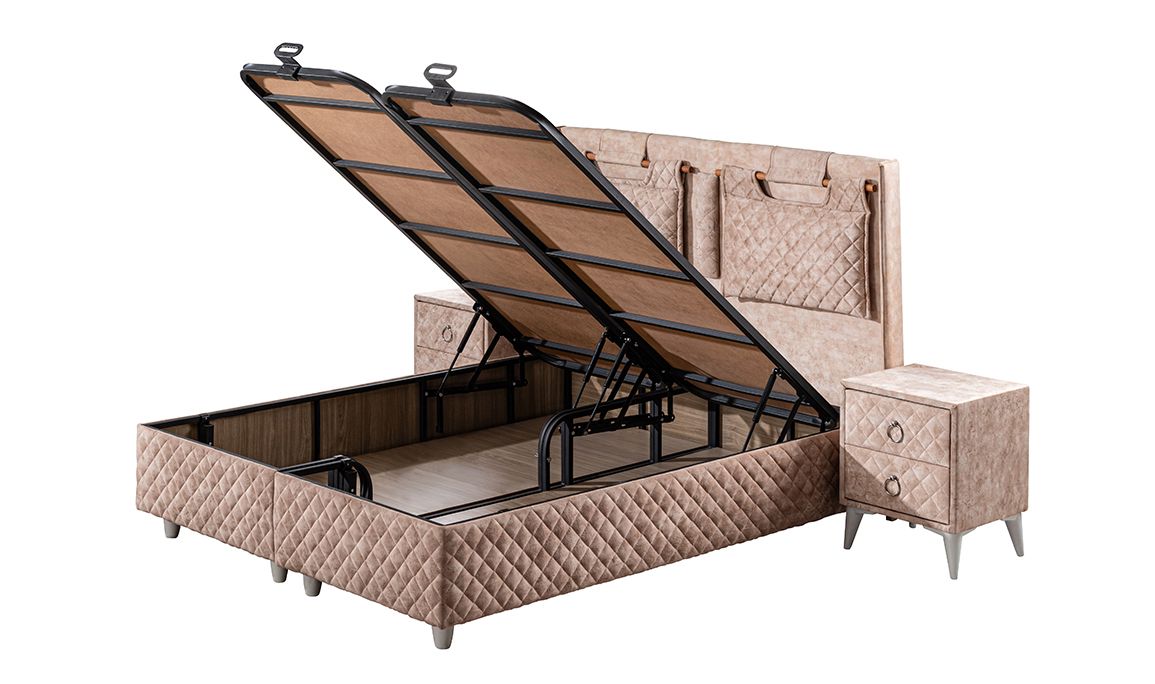 Medusa Home Mobilya - Nirvana Set Baza Başlık Yatak