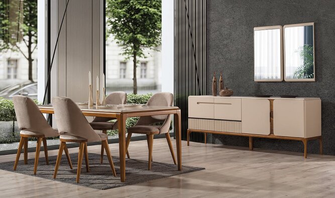 Medusa Home Mobilya - Nirvana Yemek Odası - Modern Yemek Odaları