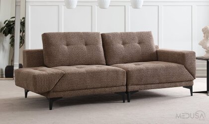 Medusa Home Mobilya - Nita Yataklı Üçlü Koltuk (Ses Sistemli)