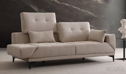Medusa Home Mobilya - Nita Yataklı Üçlü Koltuk