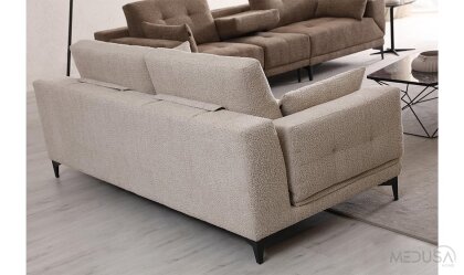 Medusa Home Mobilya - Nita Yataklı Üçlü Koltuk