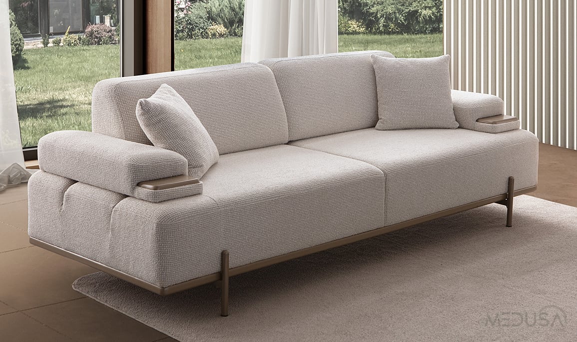 Medusa Home Mobilya - Nivalis Üçlü Koltuk