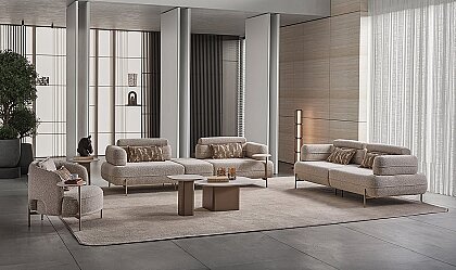 Medusa Home Mobilya - Nobile Koltuk Takımı 4+3+1