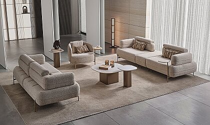 Medusa Home Mobilya - Nobile Koltuk Takımı 4+3+1