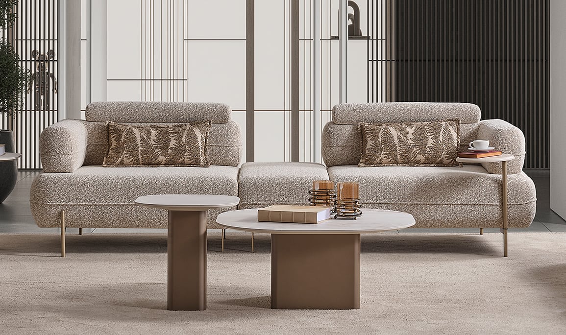 Medusa Home Mobilya - Nobile Koltuk Takımı 4+3+1