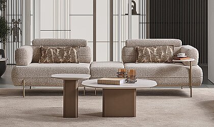 Medusa Home Mobilya - Nobile Koltuk Takımı 4+3+1