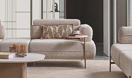 Medusa Home Mobilya - Nobile Koltuk Takımı 4+3+1