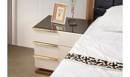 Medusa Home Mobilya - Noble Komodin 3 Çekmeceli