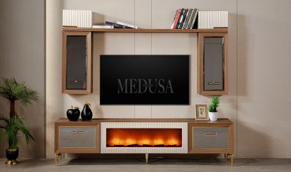 Medusa Home - Noble Şömineli Tv Ünitesi Medusa Home - Noble Şömineli Tv Ünitesi