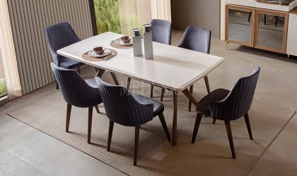 Medusa Home Mobilya - Noble Yemek Masası - Sabit Yemek Masaları Medusa Home Mobilya - Noble Yemek Masası - Sabit Yemek Masaları