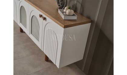 Medusa Home Mobilya - Nomad Konsol (Cam Kapak)