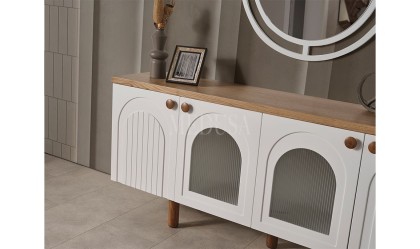 Medusa Home Mobilya - Nomad Konsol (Cam Kapak)