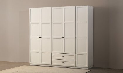 Medusa Home Mobilya - Nova Beyaz 5 Kapılı Gardırop - Dolaplar Medusa Home Mobilya - Nova Beyaz 5 Kapılı Gardırop - Dolaplar