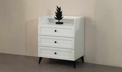 Medusa Home Mobilya - Nova Beyaz Şifonyer - Şifonyer & Çamaşırlıklar Medusa Home Mobilya - Nova Beyaz Şifonyer - Şifonyer & Çamaşırlıklar