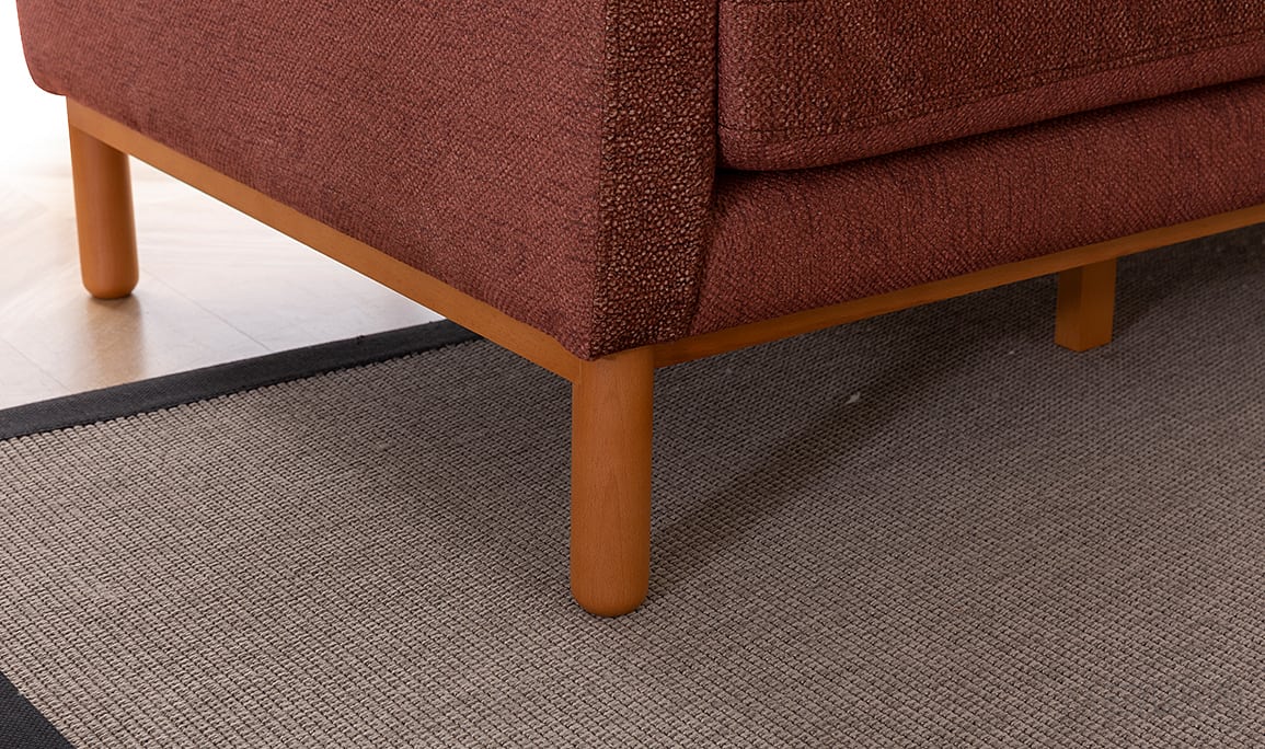 Medusa Home Mobilya - Nova Bohem Kiremit Üçlü Koltuk