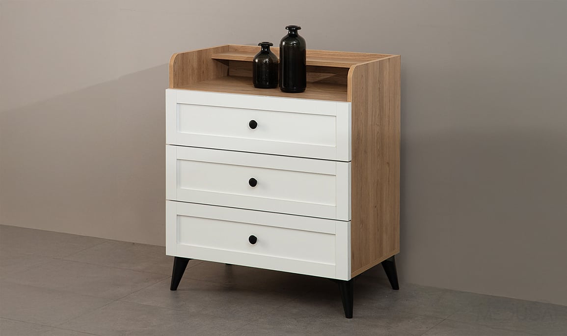 Medusa Home Mobilya - Nova Ceviz & Beyaz Genç Odası