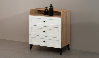 Medusa Home Mobilya - Nova Ceviz & Beyaz Genç Odası