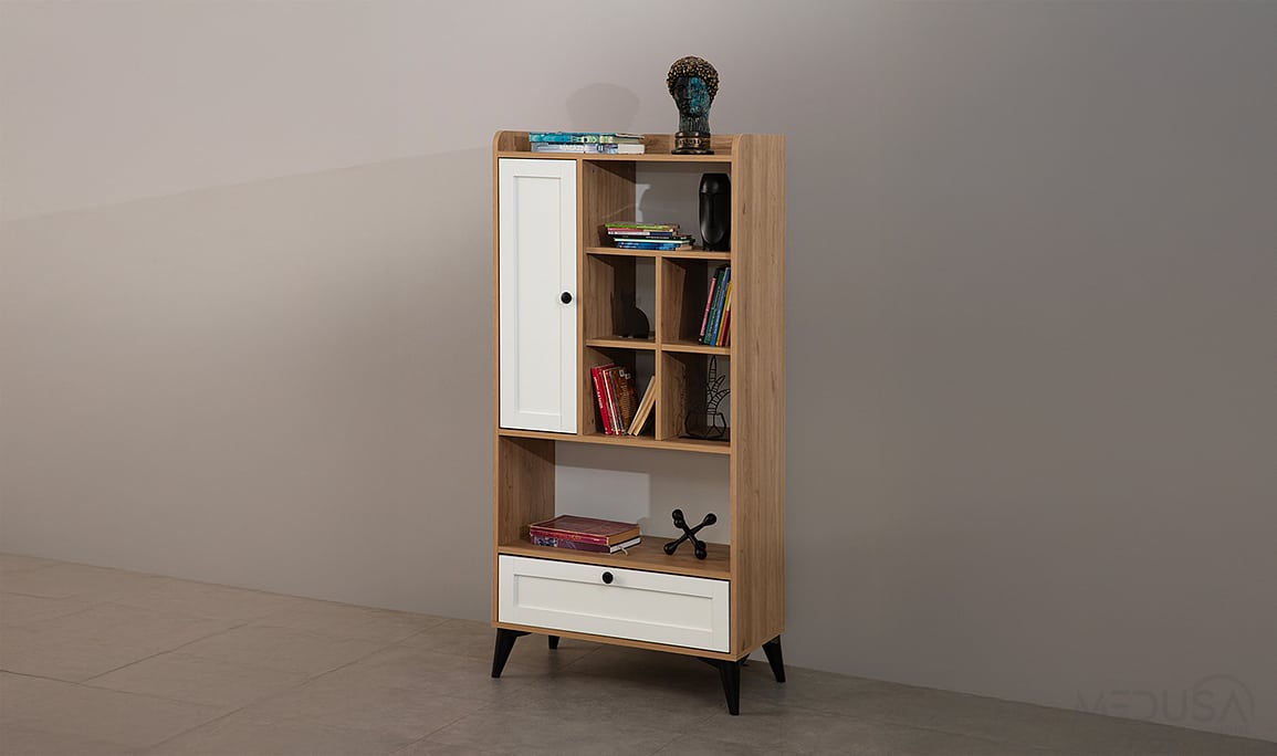 Medusa Home Mobilya - Nova Ceviz & Beyaz Genç Odası