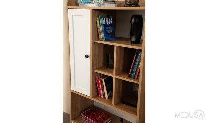 Medusa Home Mobilya - Nova Ceviz & Beyaz Genç Odası