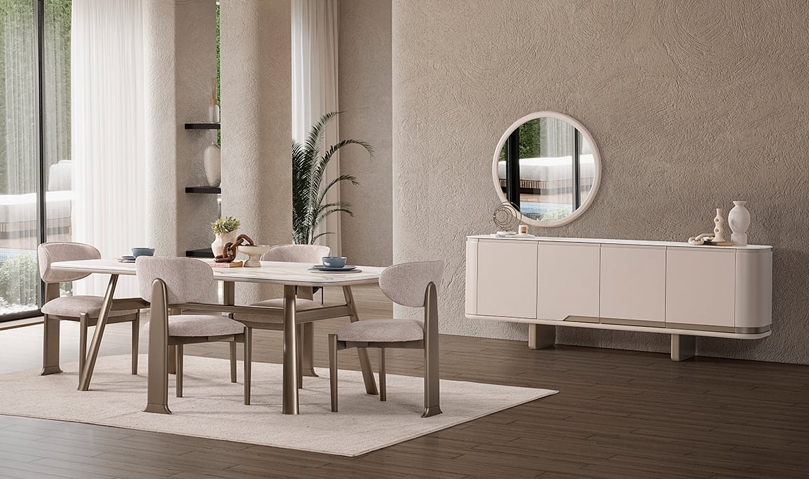 Medusa Home Mobilya - Nova Seramik Yemek Odası